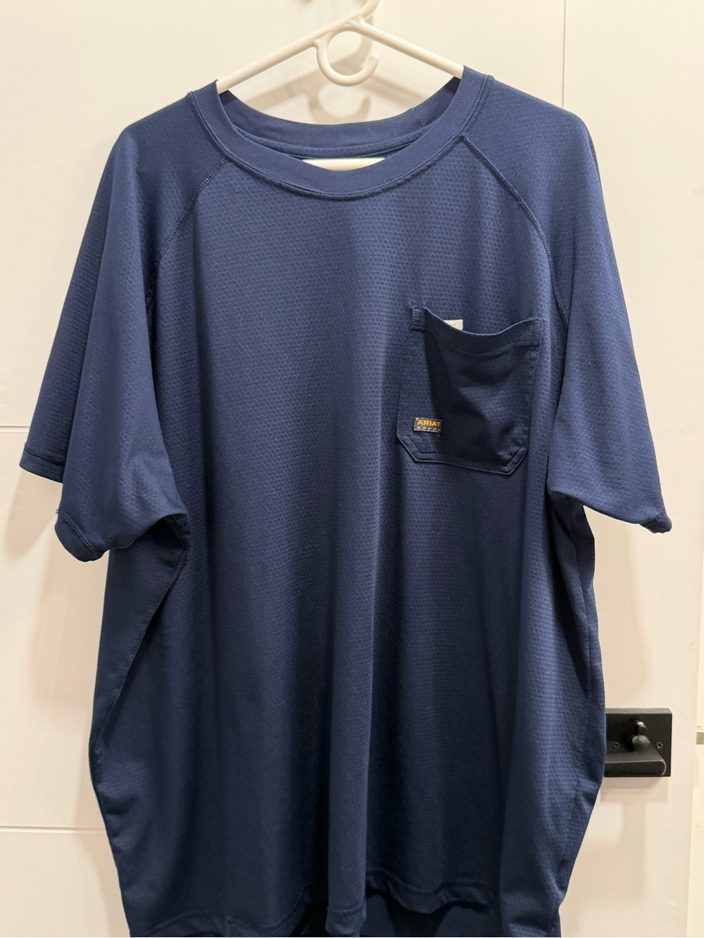 Ariat Big & Tall Rebar Heat Fighter Short Sleeve T-Shirt Navy 3XL
